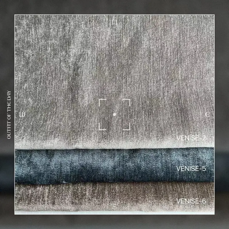 CHENILLE SOFA FABRIC  JACQUARD FABRIC VENISE PLAIN SOFA FABRIC