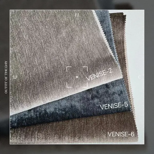 CHENILLE SOFA FABRIC  JACQUARD FABRIC VENISE PLAIN SOFA FABRIC