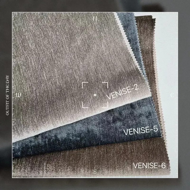 CHENILLE SOFA FABRIC  JACQUARD FABRIC VENISE PLAIN SOFA FABRIC