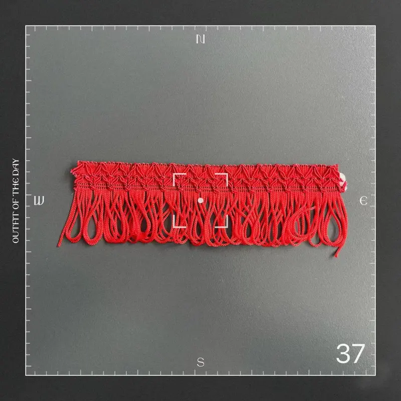 Cushion lace Deckle edge lace Rough selvedge lace Polyster lace 