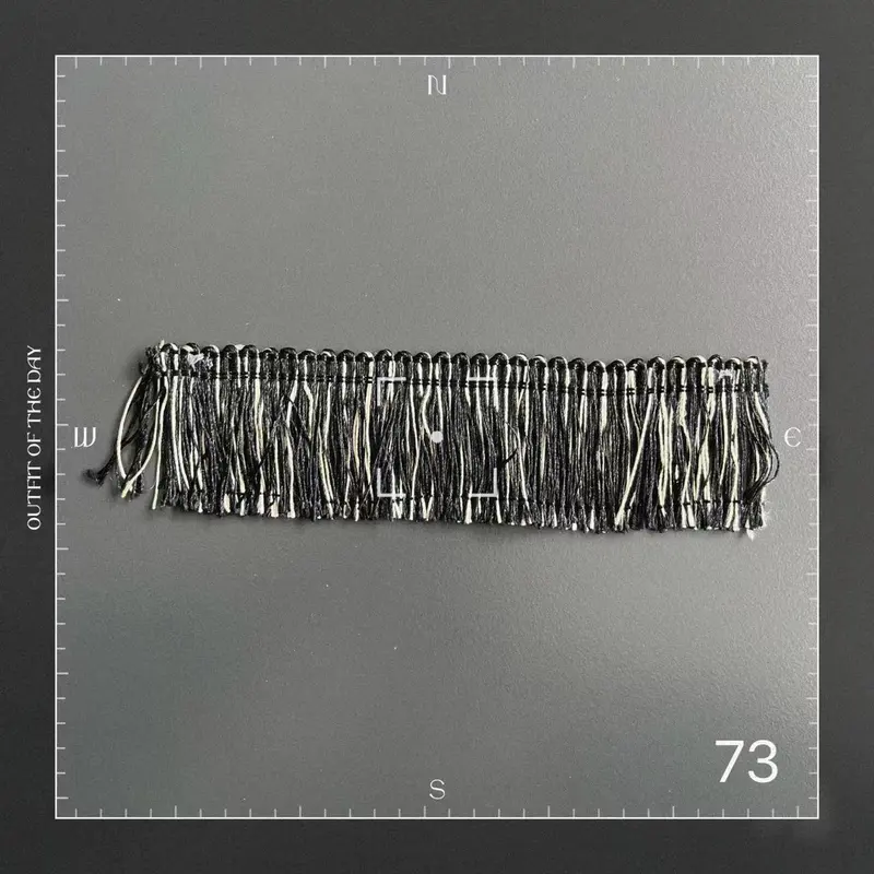 Cushion lace Deckle edge lace Rough selvedge lace Polyster lace 