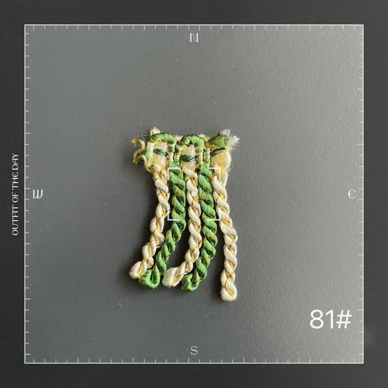 The rope line lace  Cords line Polyster 