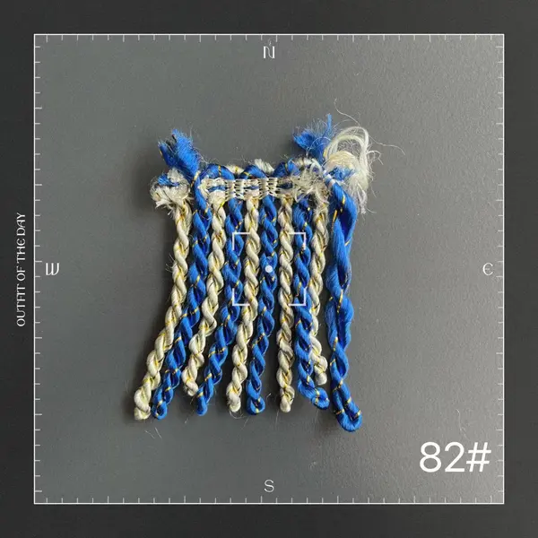 The rope line lace  Cords line Polyster 