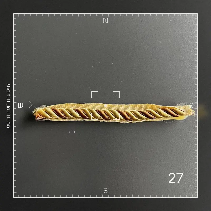  Factory supply 8mm diameter twisted cord piping tape for sofa  