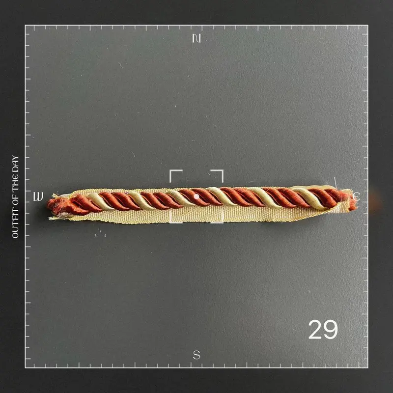  Factory supply 8mm diameter twisted cord piping tape for sofa  