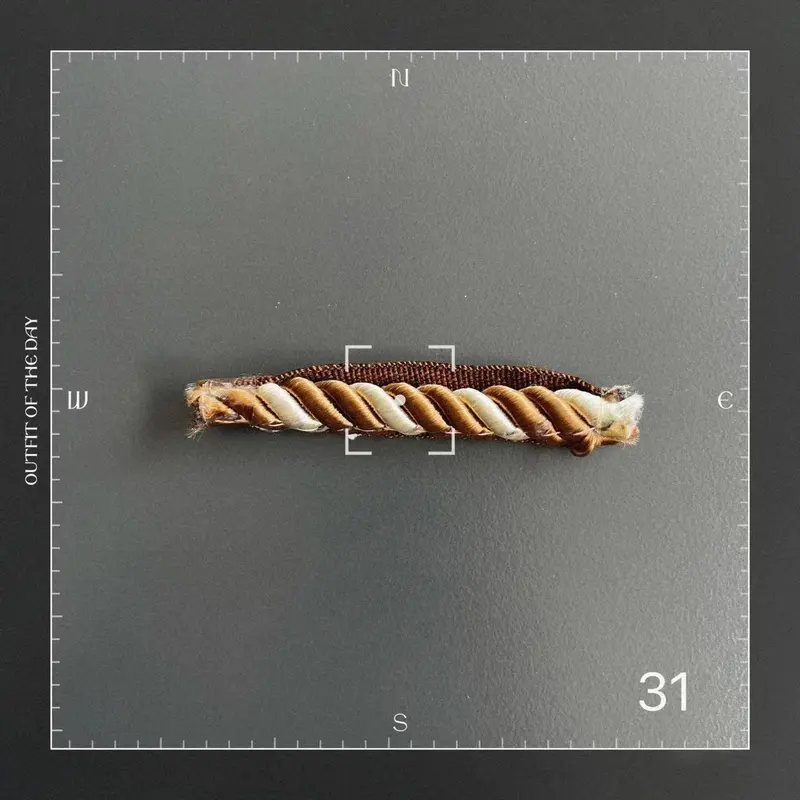  Factory supply 8mm diameter twisted cord piping tape for sofa  