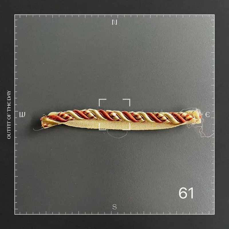  Factory supply 8mm diameter twisted cord piping tape for sofa  