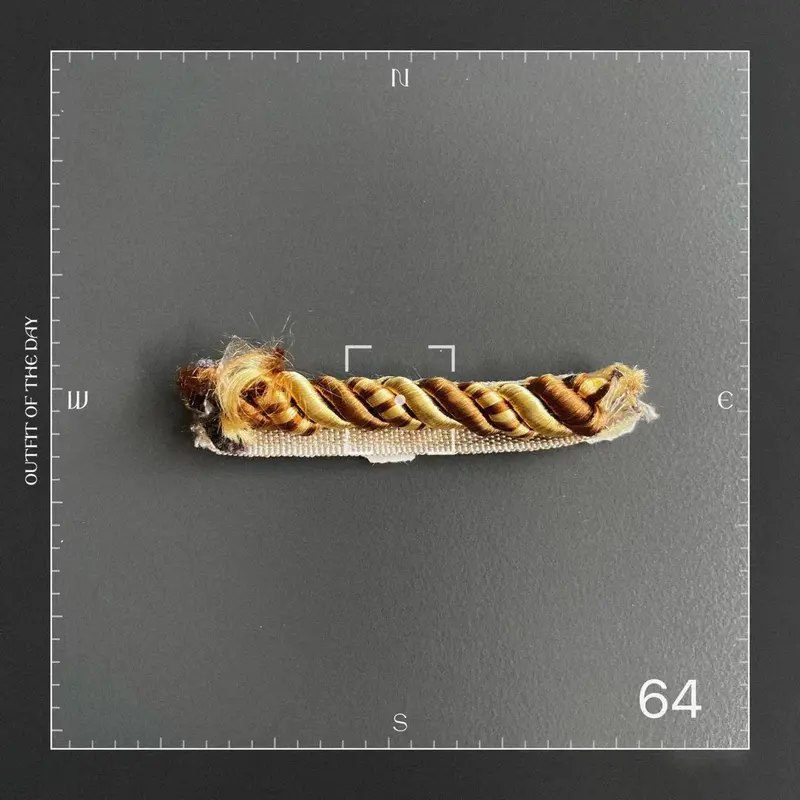  Factory supply 8mm diameter twisted cord piping tape for sofa  