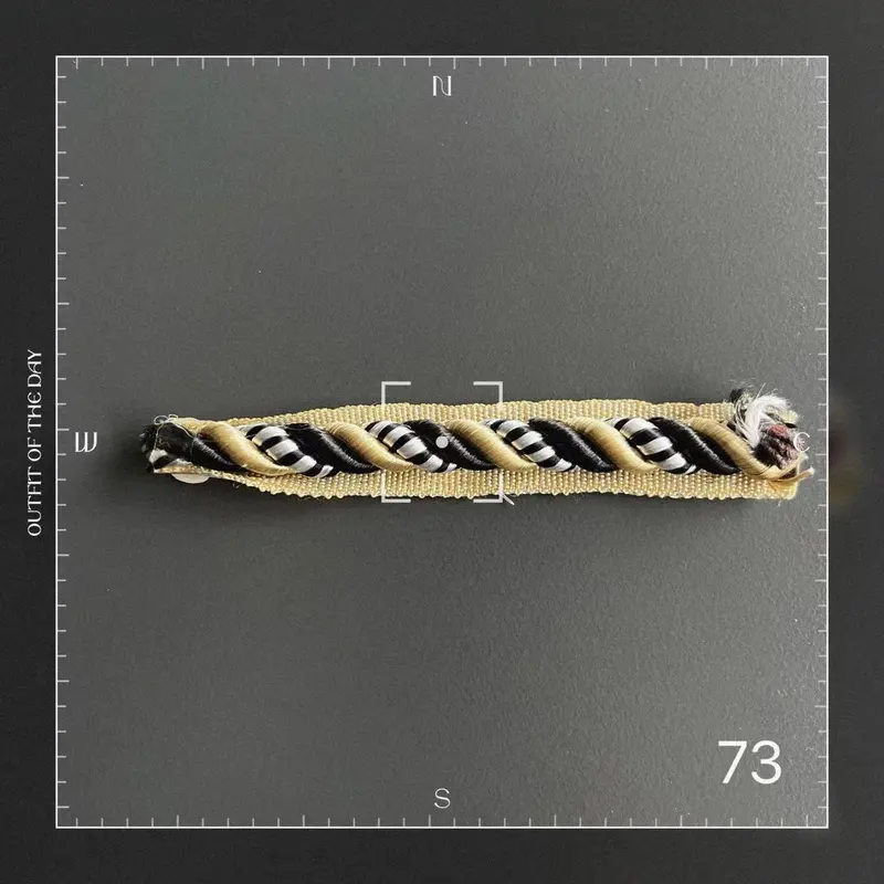  Factory supply 8mm diameter twisted cord piping tape for sofa  