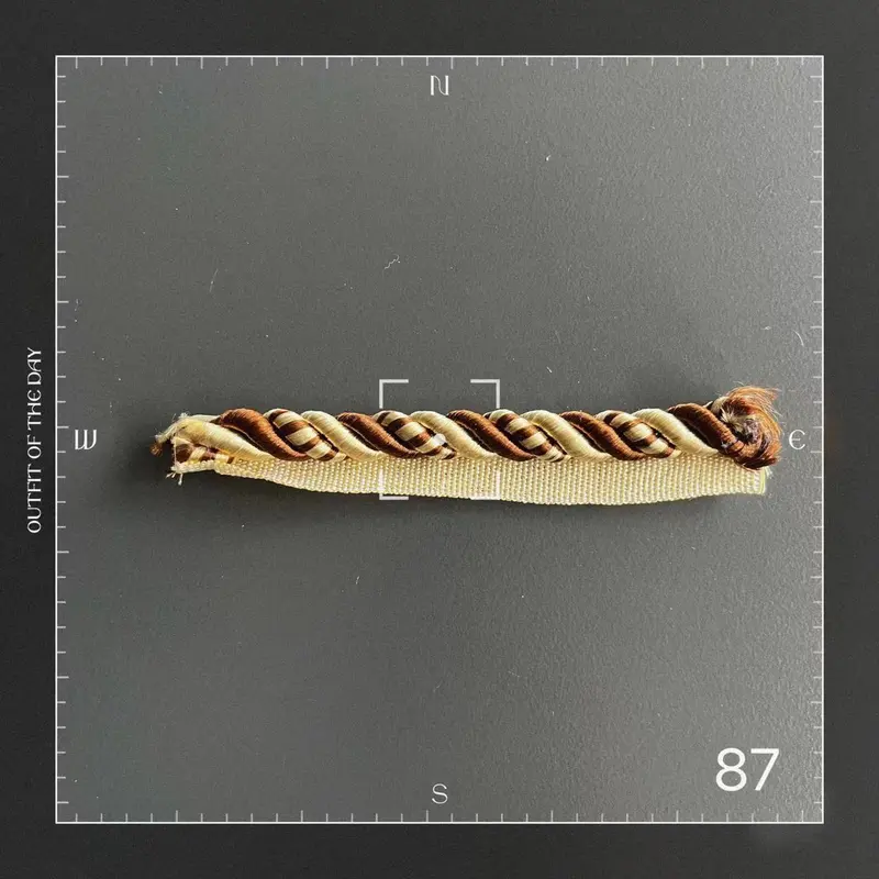  Factory supply 8mm diameter twisted cord piping tape for sofa  