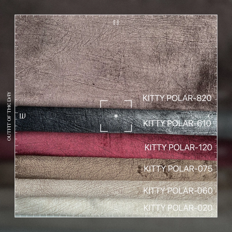 Customized color velvet fabric recycled product Shade Dutch velvet for sofa furniture