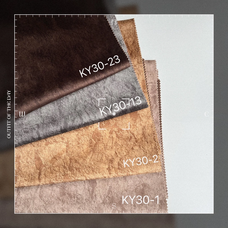 Guaranteed Quality Unique furniture upholstery fabrics velvets Polyester Velvet Sofa Fabric