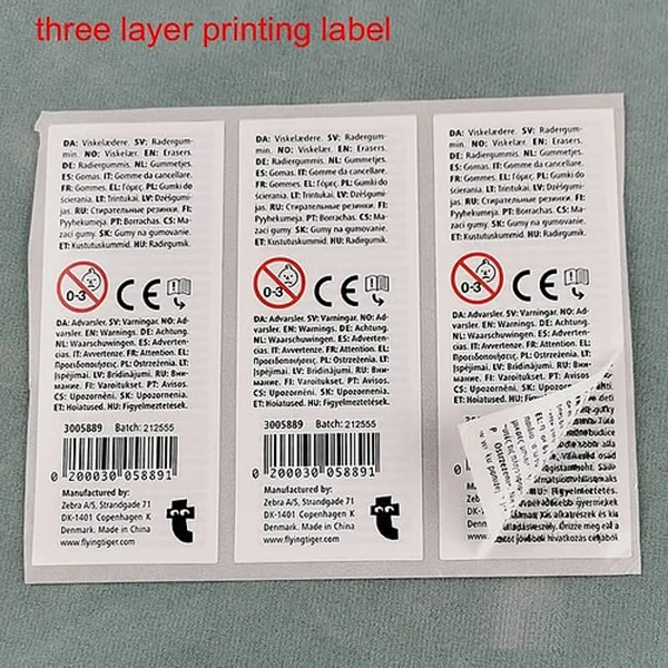 Custom Double & Multi Layer Labels – Space-Saving Design