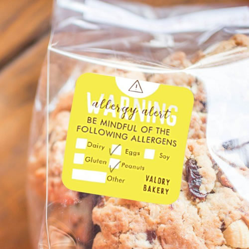 Custom Food Service Labels & Use-By Stickers for Food Safety