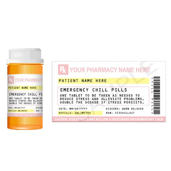 Custom Prescription & RX Labels for Pharmaceuticals