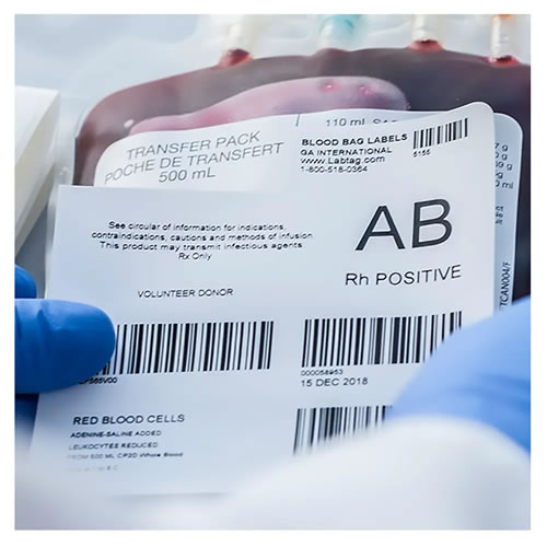 Custom Blood Bag Labels – Durable & Medical-Grade