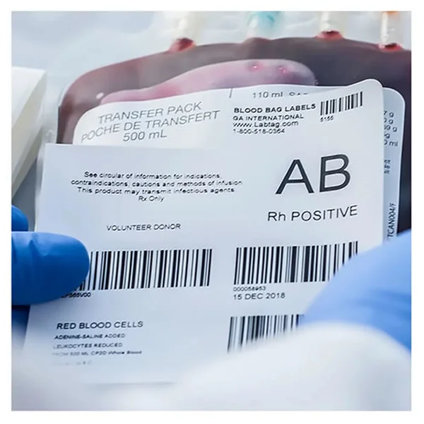 Custom Blood Bag Labels – Durable & Medical-Grade
