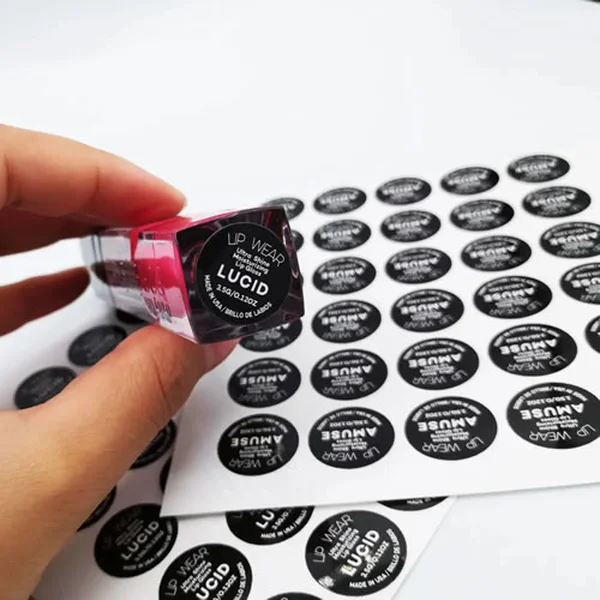 Custom Lipstick & Lip Balm Labels | Cosmetic Labels for Beauty Brands