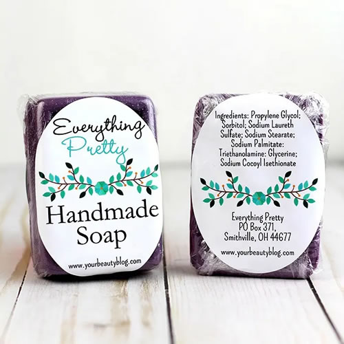 Custom Bar Soap Labels – Durable & Professional Look