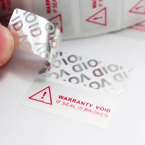 Custom VOID Labels – Tamper Evident Security Stickers