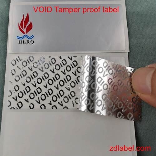 Custom Black Adhesive Tamper Evident Labels – VOID Seals