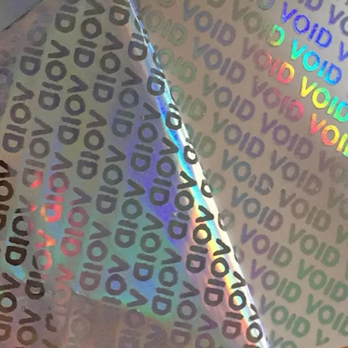 Custom Black Adhesive Tamper Evident Labels – VOID Seals