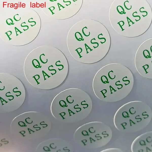 Custom Water-Activated Red Paper Labels – Tamper-Evident Security Stickers