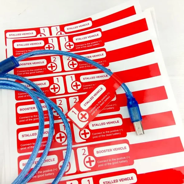 Custom Wire and Cable Labels – Durable Wrap-Around & Flag Labels