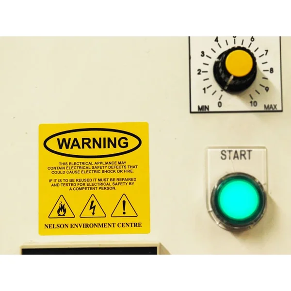 Custom Equipment Labels – Durable Industrial Label Solutions