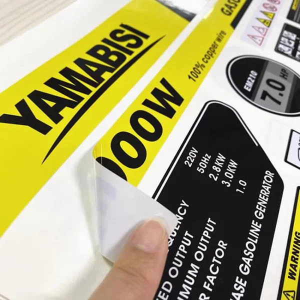 Custom Heat-Resistant Generator Labels – Durable & Long-Lasting