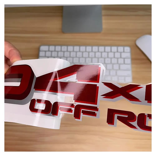 Custom Clear Vehicle Decals – UV-Resistant & Waterproof Vinyl Stickers