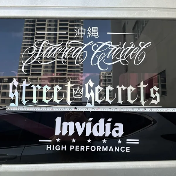 Custom Clear Vehicle Decals – UV-Resistant & Waterproof Vinyl Stickers