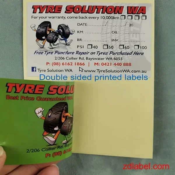Custom Oil Change Stickers – Writable & Removable Windshield Labels