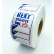 Custom Oil Change Stickers – Writable & Removable Windshield Labels