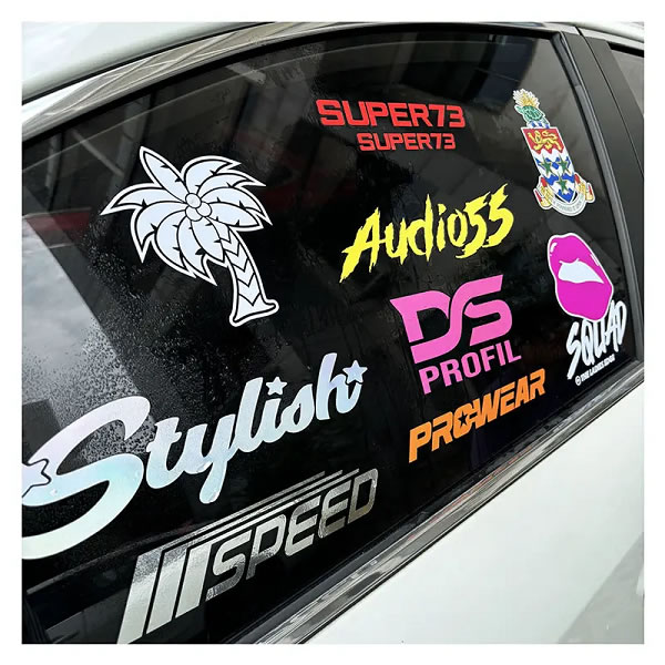 Custom Die Cut Car Stickers – Waterproof & Weatherproof Auto Decals