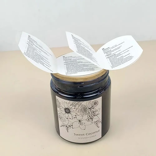 Custom Booklet Labels – Expandable Multi-Page Stickers