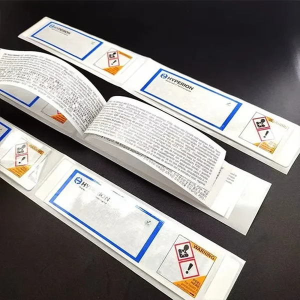 Custom Booklet Labels – Expandable Multi-Page Stickers