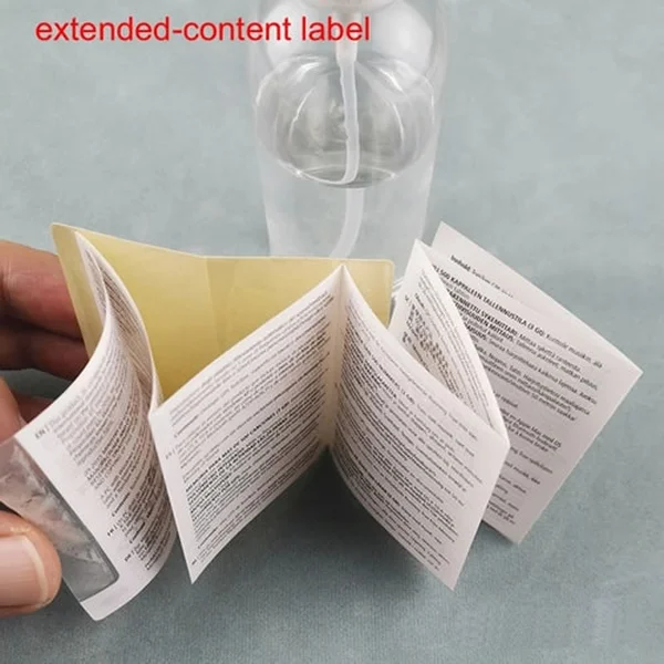 Custom Booklet Labels – Expandable Multi-Page Stickers