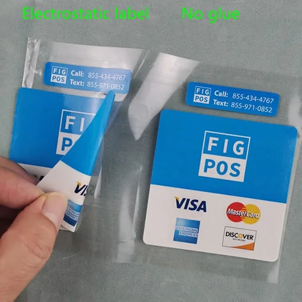 Custom Double-Sided Static Cling Stickers | Single & Double Sided