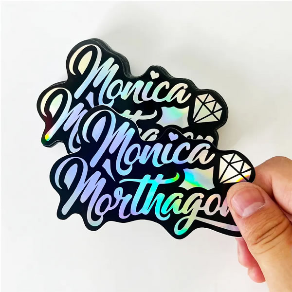 Custom Holographic Die-Cut Stickers – Vibrant & Unique Designs