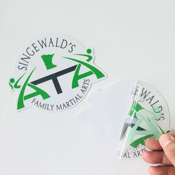 Custom Clear Stickers – Transparent, Waterproof & Customizable