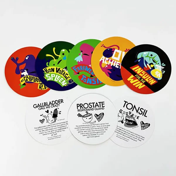 Custom Back Print Stickers – Double-Sided Sticker Printing for Extra Impact