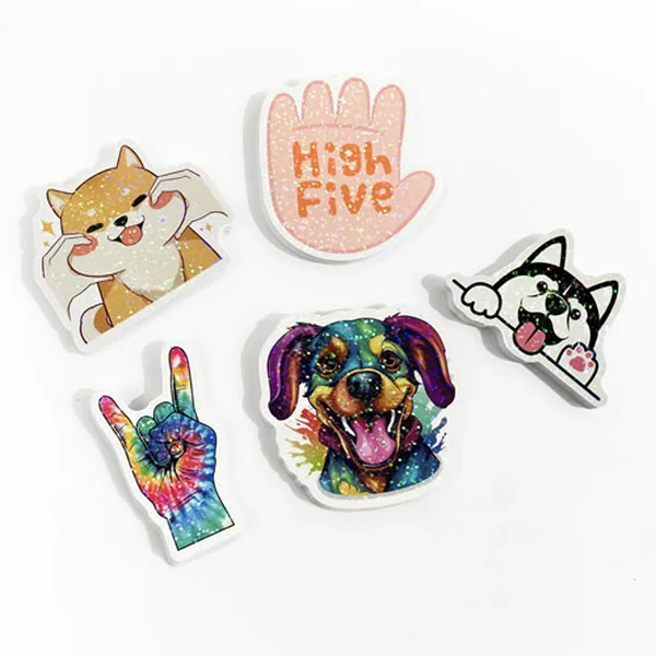 Custom Screen Print Stickers – Durable & UV-Resistant Vinyl Labels