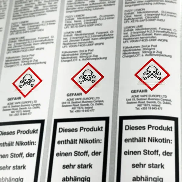 Custom Weatherproof Outdoor Labels – Waterproof, UV & Tear-Resistant