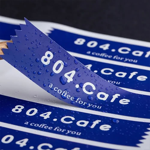 Custom Outdoor Promotional Labels – Weatherproof & UV Safe