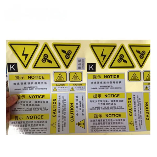 Custom Outdoor Safety Labels – Weatherproof & Long-Lasting