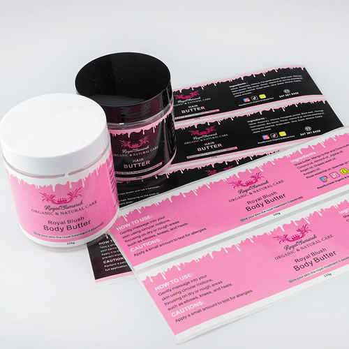 Custom Cream Jar Labels – Cosmetic & Waterproof Options