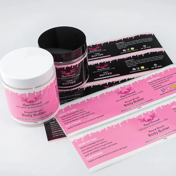 Custom Cream Jar Labels – Cosmetic & Waterproof Options