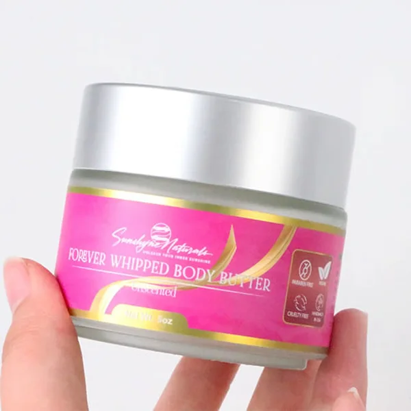 Custom Cream Jar Labels – Waterproof & Elegant Branding