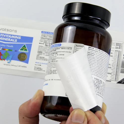 Custom Peel and Reveal Labels for Pharmaceuticals